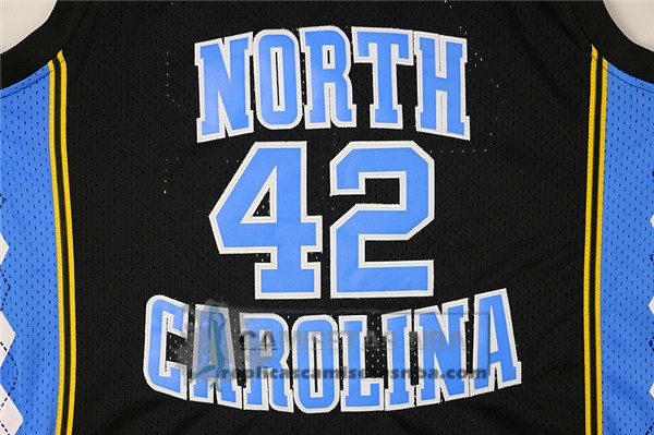 Camiseta NCAA Universidad de Carolina del Norte Stackhouse Negro